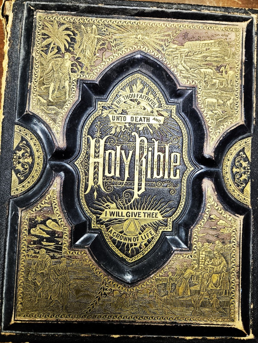 Replica of Peabody's New National Combination Chronological, Analytical, Historical, and Pictorial Holy Bible